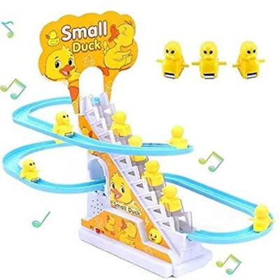 Galaxy Funny Automatic Stair Climbing Duck Slide Toy Set