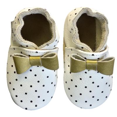 Rose et Chocolat Classic Shoes Polka Dot White White 18-24 Months