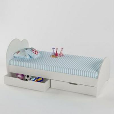 5 Star FSF-Bed867693 Cloud Tails Bed with Storage White
