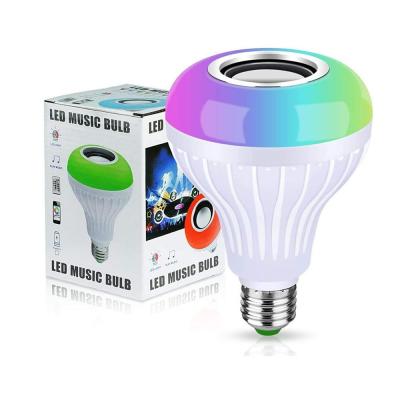 Rumanle E27 12W LED Light Bulb With Remote Control Multicolor
