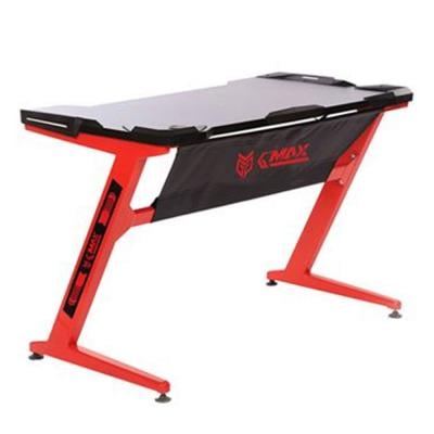 G-Max GMXT-8003-1175 Gaming Table, Black and Red