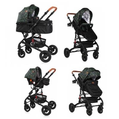 Lorelli Classic 10021472063L Baby Stroller Kolica Alba Black