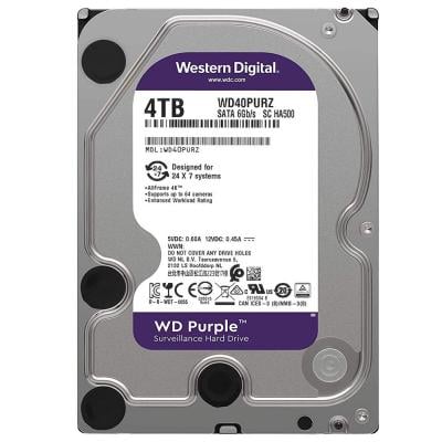 WD Sata HDD 4TB Purple, WD40PURZ