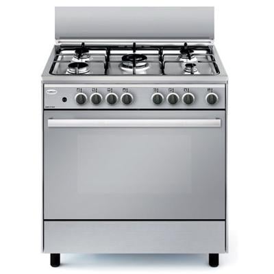 Flamegas UN-8633GI Gas Cooker with Oven and Grill 80x60cm Silver