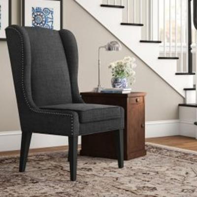 5 Star FSF-AC537764 Wide Wingback Chair Charcoal