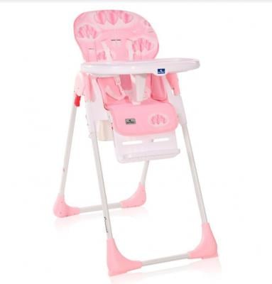 Lorelli Classic 10100442111 Feeding High Chair Cryspi, Pink Hearts