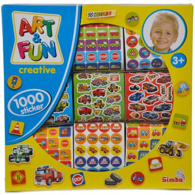 Simba Art And Fun 1000 Sticker For Boys, 106304175