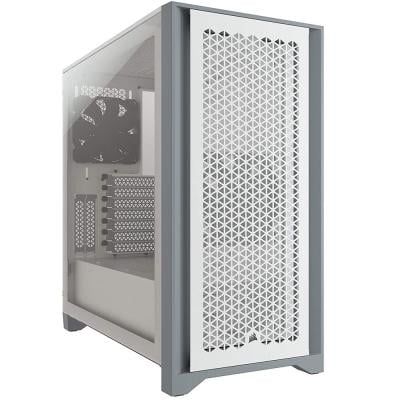 Corsair 4000D AIRFLOW Tempered Glass Mid-Tower ATX Case, White