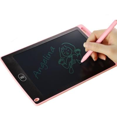 LCD GT0009 Writing Drawing Erasable Portable Tablet Pad for Boys Girls 8.5inches Blue / pink