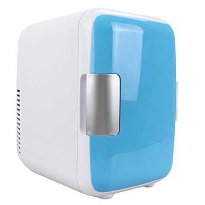 Portable Mini Fridge 4 Liters Cooler and Warmer with AC/DC Power Cords Super Quiet In-Vehicle Freezer Dual-Use for Car