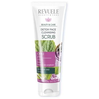 Revuele 4001 Detox Cleansing Face Scrub With Cosmetic Clay and Menthol Cryo Effect 80ml