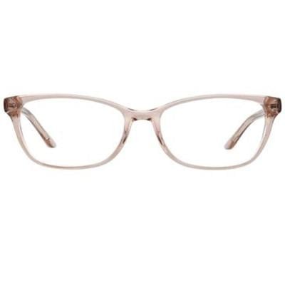 Badgley Mischka BM MILLIE BLSH Brown Womens Millie Rectangular Eyeglasses Frame, 781096555536