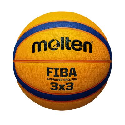 Molten Basketball PU Leather Ball 3X3 Yellow and Blue MLT.B33T5000