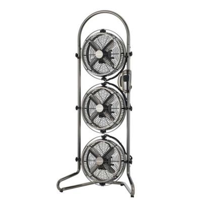 Crownline TF-218BL 9 Triple Fan with Remote, Black