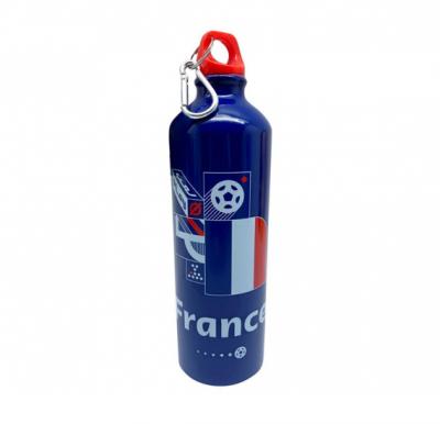 FIFA 2022 Water Bottle w/ Ring Alluminum 750ml - France, FIFA-12712