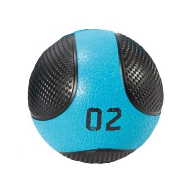 Livepro Solid Medicine Ball 2kg, LP8112, Black and Blue