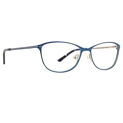 XOXO XO SARASOTA BLUE Womens Sarasota Rectangular Eyeglasses Frame 781096550197 Blue
