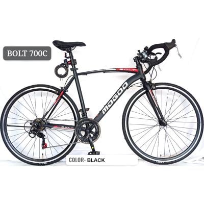 Mogoo Bolt700c Racing Bicycle, Black