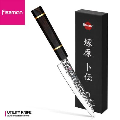 Fissman 2557   5.5 Utility Knife Samurai Bokuden14 Cm steel AUS-8