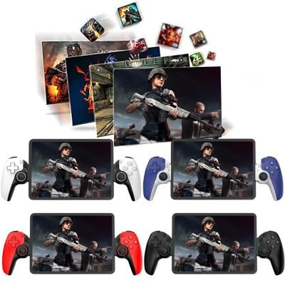 D9 Phone Game Controller with Turbo Bluetooth Compatible 5.2 Wireless Mobile Gaming Controller for Switch/PS3/PS4/PC/Android/iOS
