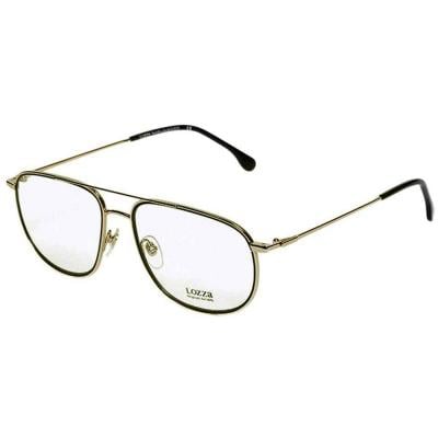 Lozza VL2328V Gold Pilot Eyeglasses, Size 56