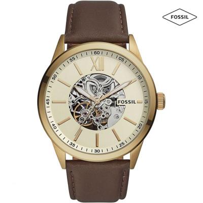 Fossil BQ2382 Automatic Analog Watch For Men, Gold