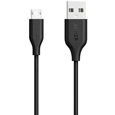 Anker PowerLine Micro USB Charging Cable 6feet Black, A8133H12
