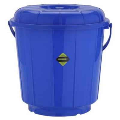 Royalford RF10683 Plastic Bucket with Lid 11L Bucket with Handle