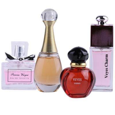 Veyes fragrances Perfume gift box for Ladies, 25ml x 4 Piece, PCP03