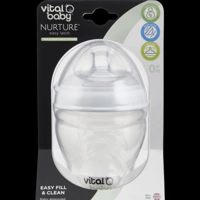 Vital Baby Nurture Breast Like Feeding Bottles 240ml