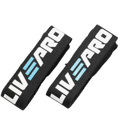 Livepro Weightlifting Straps 56x3.8cm LP8092, Black