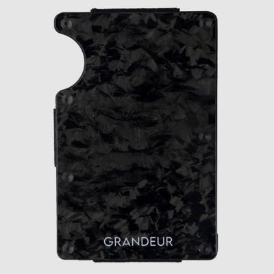 Grandeur GUWB656 Forged Carbon Black Cardholder