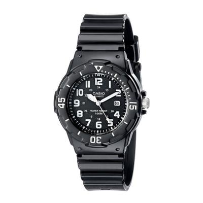 Casio Analog Black Watch, LRW-200H-1BVDF