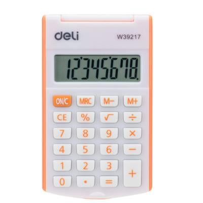 Deli Pocket Calculator 8 Digits Assorted Color, E39217