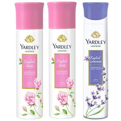 Yardley English Rose and Lavender 100ml 2 and 1 Body Spray, YD63366PRO-ERL