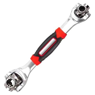 Universal Multifunction Wrench Tool with 360 Degree Rotating Head 48 in 1 Socket Wrench Multicolour