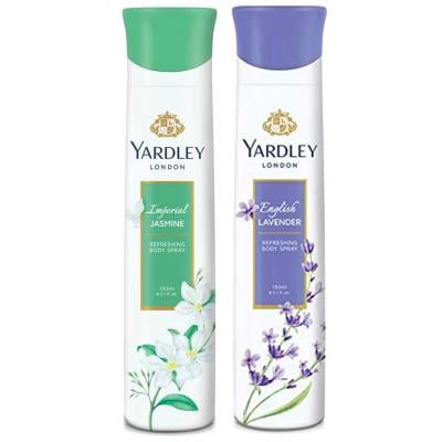 Yardley Lavender with Jasmine 2 and 1 Body Spray, YD7236LAV-JAS