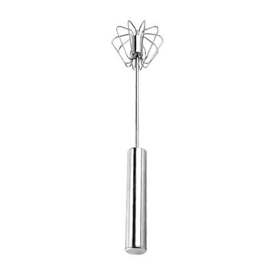 Hand Pressure Stainless Steel Beater Silver 26x5.5centimeter