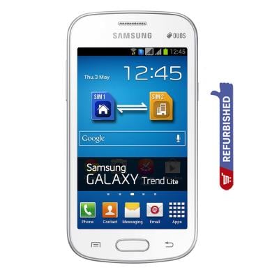 Samsung Galaxy Trend Dual Sim 4GB Storage 3G White-Refurbished
