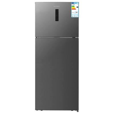 Elekta Double Door Refrigerator 500L Silver-EFR-500