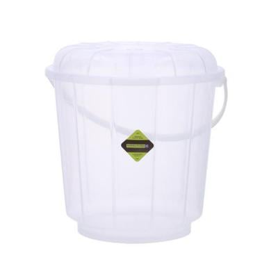 Royalford RF10696 Transparent Bucket with Lid 25L Plastic Bucket
