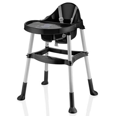 Babyjem Baby High Chair Black 6 Months+