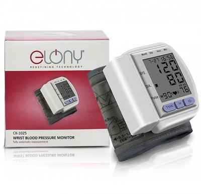 Elony Automatic Digital LED Monitor Display Wrist Blood Pressure Meter, CK-120S