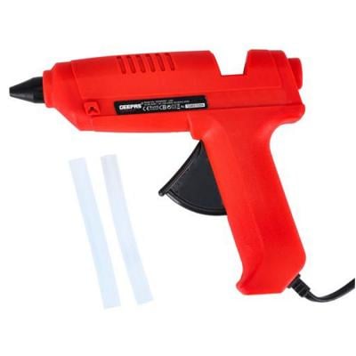 Geepas GGN0060-240 Glue Gun with 2 Glue Stick Red