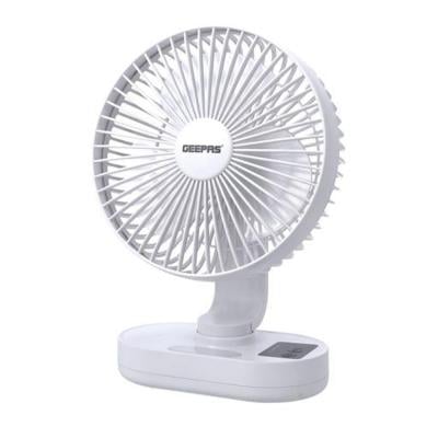 Geepas GF21120 8 Inch Rechargeable Fan With Led Light 3 speed 1x15