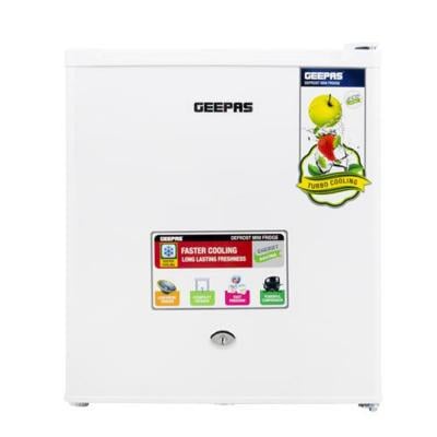 Geepas GRF654WPEN Mini Refrigerator 60L White