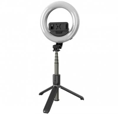 L07 Portable 16cm LED Ring Light Bluetooth Selfie Stick Tripod