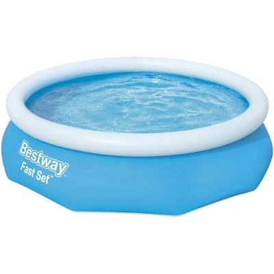 Bestway 57266 Round Kids Inflatable Paddling Pool, Fast Set, 10 ft