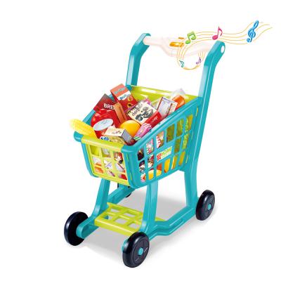 Supermarket Playset Shopping Cart with Lights Sound Battery operated And including 27 Accessories, 668-58