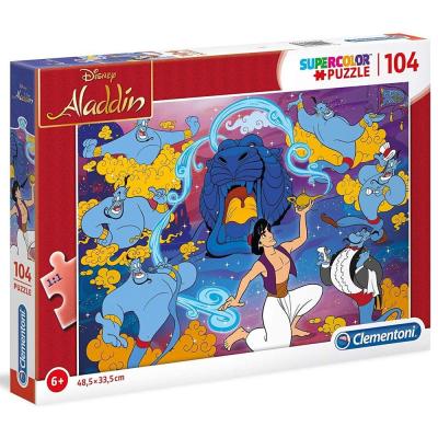 Super Color Puzzle Disney Aladdin 104Pcs, 27283